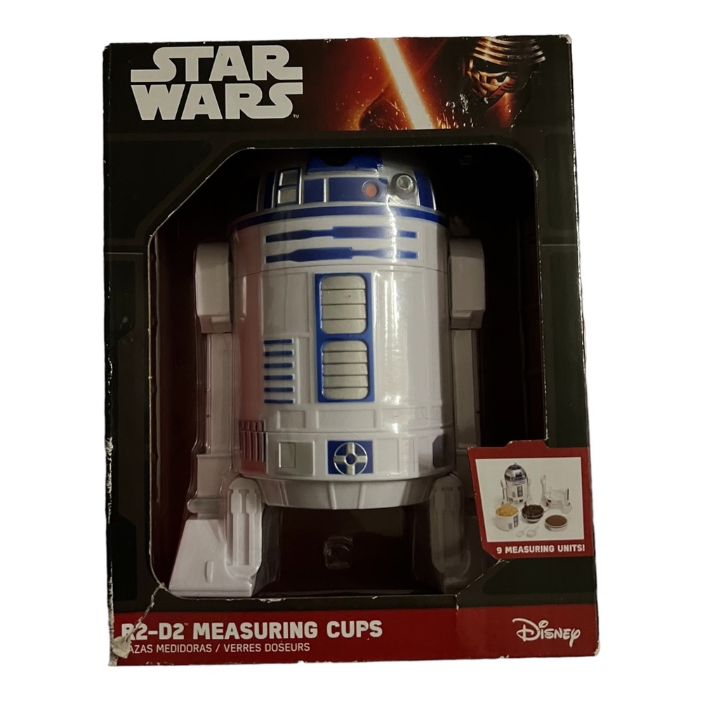 Disney Star Wars ThinkGeek R2-D2 Measuring Cup Set 9 Kitchen Gadget NIB